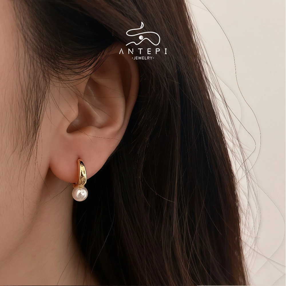 ต่างหู ATP S925 ชุบเงินมุก · ต่างหูกันน้ำของผู้หญิง · ต่างหูประจําวัน