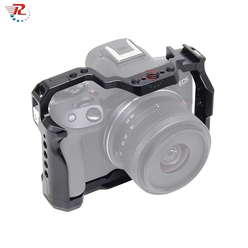 Canon EOS R50 Cage Kit L Quick Release QR Plate วงเล็บกล้อง Hand Mount Grip สําหรับ Canon EOS R50