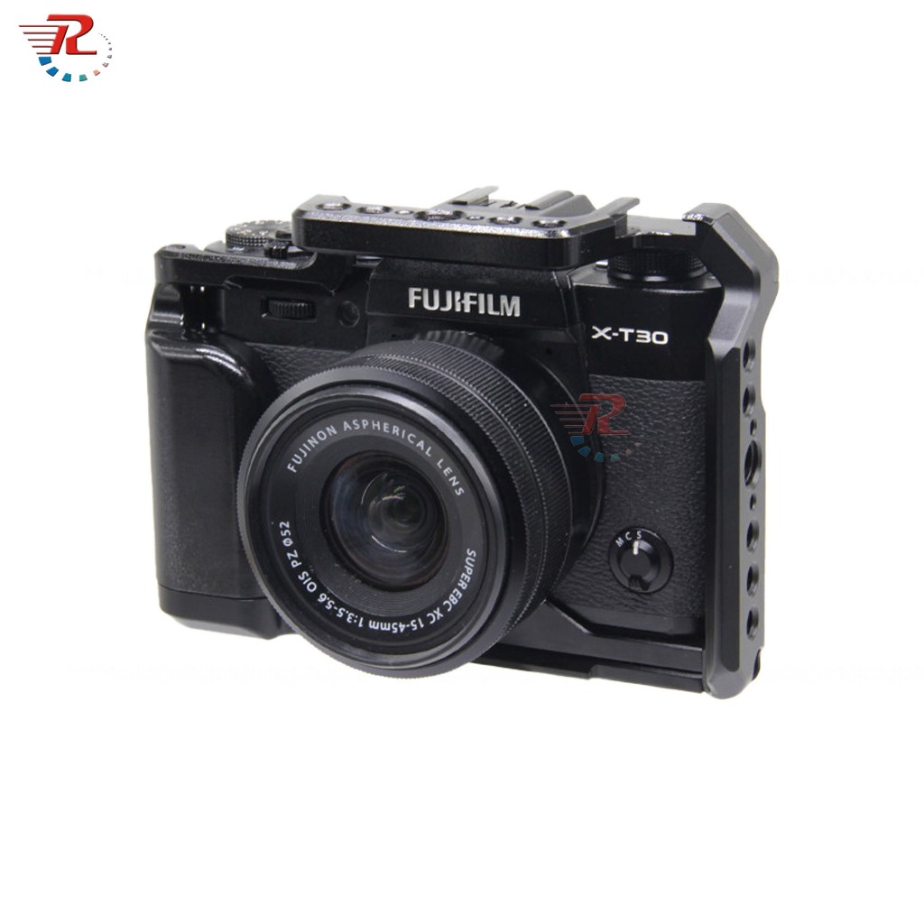 Fujifilm XT30III ชุดกรง L Quick Release QR แผ่นกล้อง Hand Mount Grip สําหรับ Fujifilm XT30III XT30II