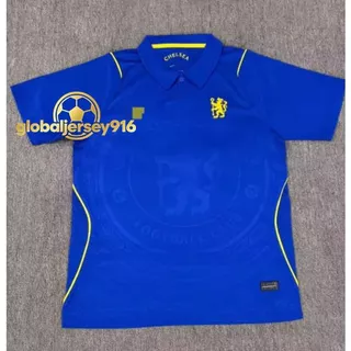Fans Edition 26/27 QIERXI เสื้อฟุตบอลสีฟ้าที่บ้านเสื้อยืดแขนสั้น AAA + S-4XL