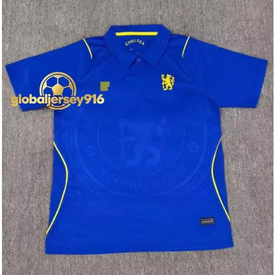 Fans Edition 26/27 QIERXI เสื้อฟุตบอลสีฟ้าที่บ้านเสื้อยืดแขนสั้น AAA + S-4XL