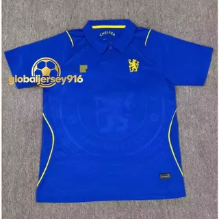 Fans Edition 26/27 QIERXI เสื้อฟุตบอลสีฟ้าที่บ้านเสื้อยืดแขนสั้น AAA + S-4XL