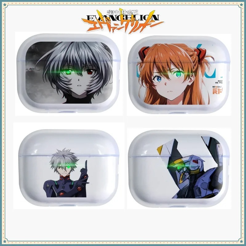 Neon Genesis Evangelion อะนิเมะ EVA Asuka หูฟังบลูทูธเหมาะสําหรับ AirPodsPro3/2,AirPods 4/3/2/1 ชุดห