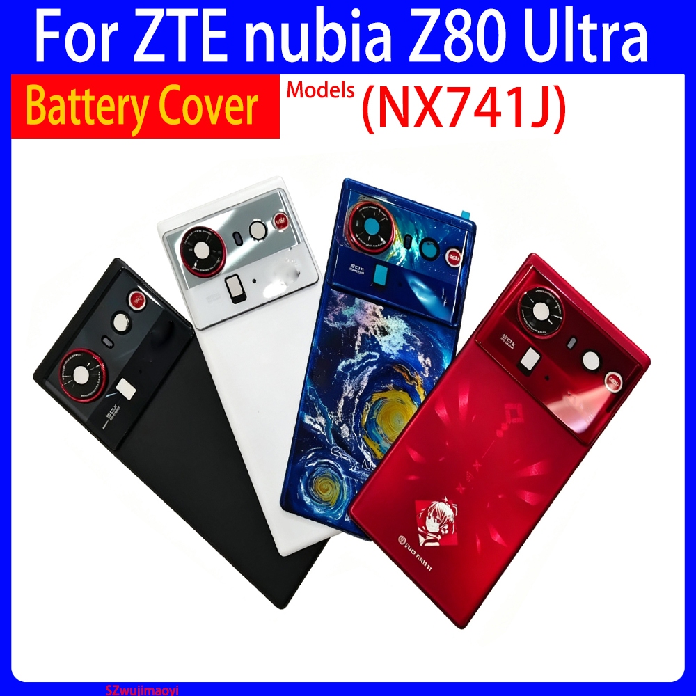 ที่ดีที่สุดสําหรับ ZTE nubia Z80 Ultra ฝาหลังแบตเตอรี่สําหรับ ZTE nubia Z80 Ultra NX741J ด้านหลังฝาห