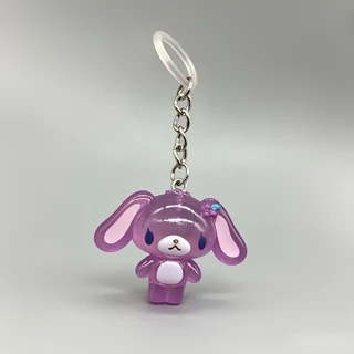 6 ชิ้น/เซ็ต 3 ซม.อะนิเมะ Sugarbunnies Key Chain จี้คาราเมลกระต่าย Gashapon กระเป๋าเป้สะพายหลัง Mini รูป Shirousa รุ่น Q PVC ตุ๊กตาของเล่นของขวัญ