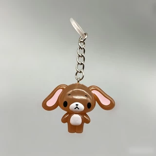 6 ชิ้น/เซ็ต 3 ซม.อะนิเมะ Sugarbunnies Key Chain จี้คาราเมลกระต่าย Gashapon กระเป๋าเป้สะพายหลัง Mini รูป Shirousa รุ่น Q PVC ตุ๊กตาของเล่นของขวัญ
