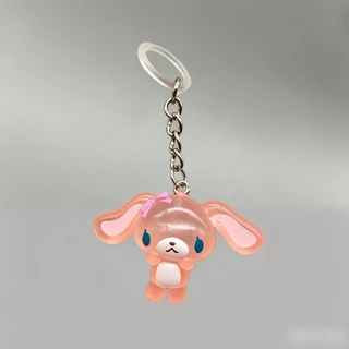 6 ชิ้น/เซ็ต 3 ซม.อะนิเมะ Sugarbunnies Key Chain จี้คาราเมลกระต่าย Gashapon กระเป๋าเป้สะพายหลัง Mini รูป Shirousa รุ่น Q PVC ตุ๊กตาของเล่นของขวัญ