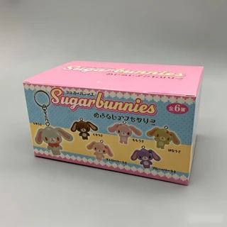 6 ชิ้น/เซ็ต 3 ซม.อะนิเมะ Sugarbunnies Key Chain จี้คาราเมลกระต่าย Gashapon กระเป๋าเป้สะพายหลัง Mini รูป Shirousa รุ่น Q PVC ตุ๊กตาของเล่นของขวัญ