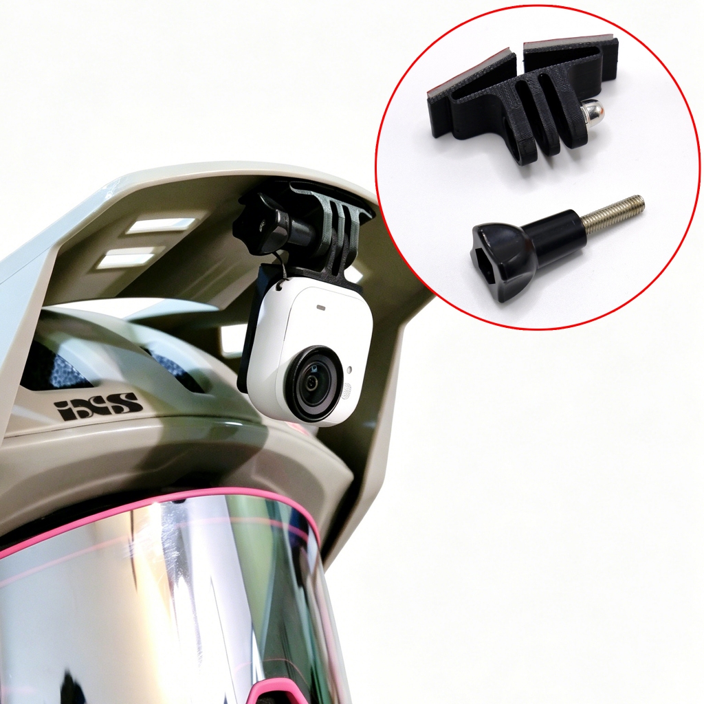 Ultra-light หมวกกันน็อค Visor ฐานแขวนขี่จักรยาน Filming Fixing Mount อุปกรณ์เสริมกลางแจ้งสําหรับ GoPro/DJI/Insta360 Action กล้อง