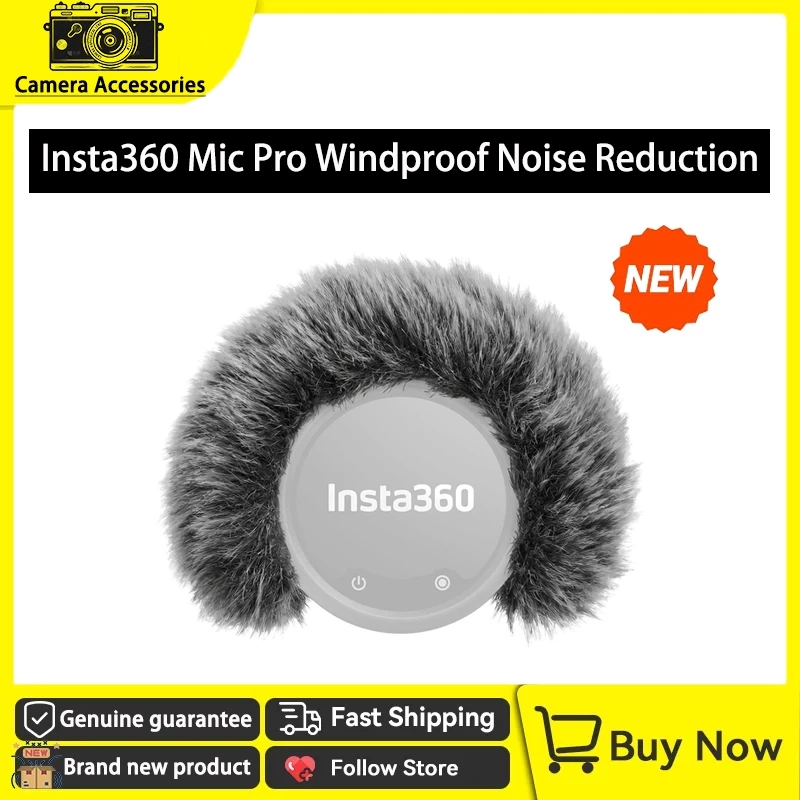 Insta360 Mic Pro ฝาครอบกันลมลดเสียงรบกวน