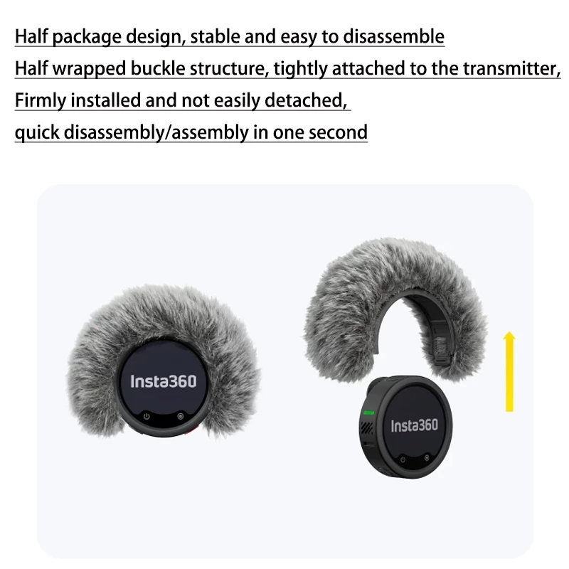 Insta360 Mic Pro ฝาครอบกันลมลดเสียงรบกวน thumbnail 5