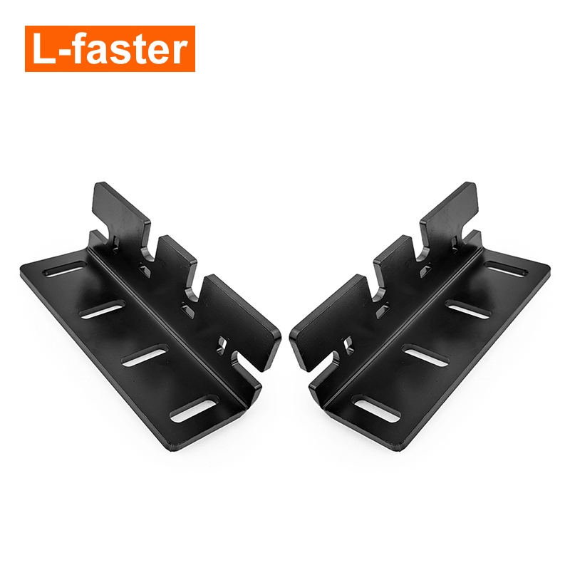 L-faster 2 PCS ที่กําหนดเองแผ่นยึดเหล็กสําหรับไฟฟ้าสาลี่รถเข็นรถเข็นจักรยาน Brushless Hub มอเตอร์ล้อ