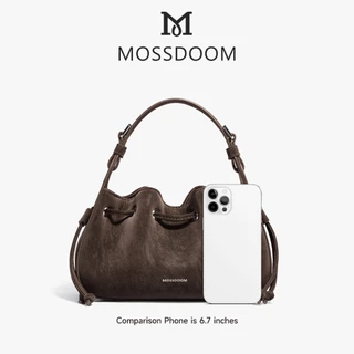 MOSSDOOM The Cloud Tilia Bag กระเป๋าหนังกลับ ทรงขนมจีบ ขนาดกะทัดรัด พร้อมสายยาวสะพายข้าง