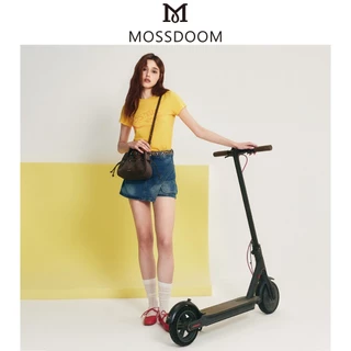 MOSSDOOM The Cloud Tilia Bag กระเป๋าหนังกลับ ทรงขนมจีบ ขนาดกะทัดรัด พร้อมสายยาวสะพายข้าง