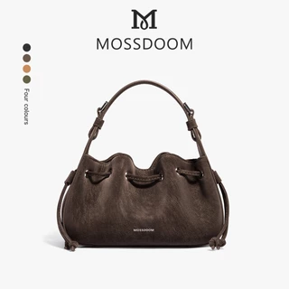 MOSSDOOM The Cloud Tilia Bag กระเป๋าหนังกลับ ทรงขนมจีบ ขนาดกะทัดรัด พร้อมสายยาวสะพายข้าง