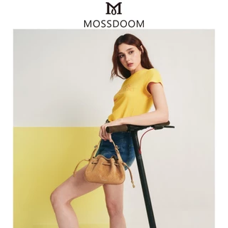 MOSSDOOM The Cloud Tilia Bag กระเป๋าหนังกลับ ทรงขนมจีบ ขนาดกะทัดรัด พร้อมสายยาวสะพายข้าง