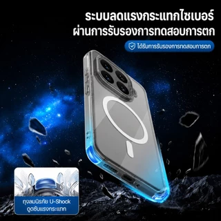 เคสแม่เหล็กสําหรับ Xiaomi 17T / 17T Pro LeReach TOC โปร่งใส TPU+PC เคสแข็ง