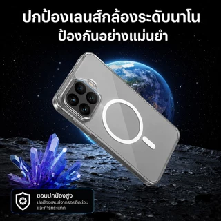 เคสแม่เหล็กสําหรับ Xiaomi 17T / 17T Pro LeReach TOC โปร่งใส TPU+PC เคสแข็ง