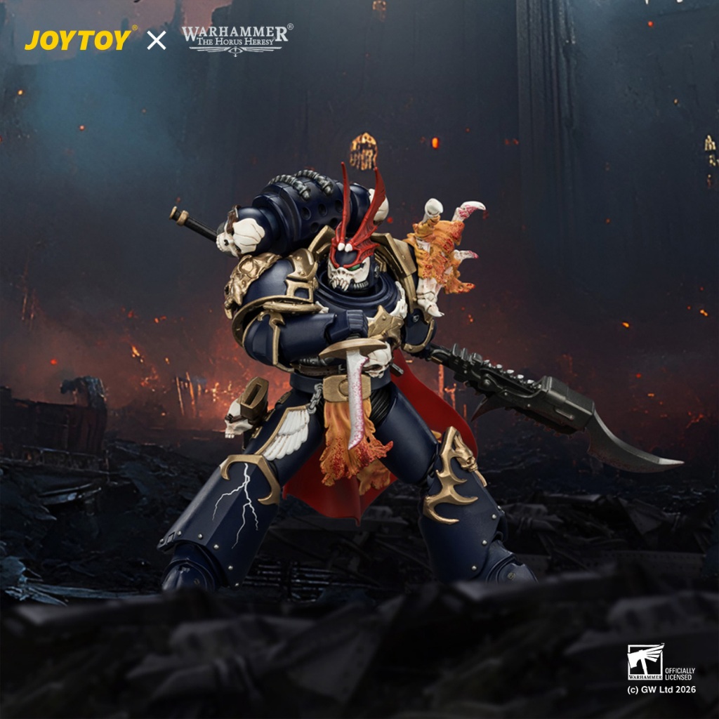 [มีในสต็อก] ของเล่น JoyToy Warhammer40,000 The Horus Heresy Night Lords Sevatar กัปตันแรกของนายคืน เจ้าชายน้อยแห่งอีกา แอ็คชั่นฟิกเกอร์ขนาด 5 นิ้ว