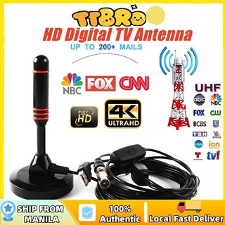 Hd Digital Indoor Amplified Tv Antenna Long Range, 4K/1080p Support for All TVs