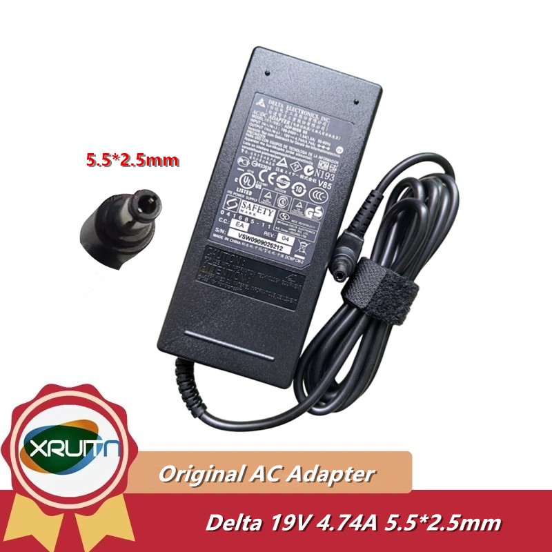 ของแท้ Delta 90W 19V 4.74A AC Adapter Charger สําหรับ Asus ADP-90SB B ADP-90CD DB A46C X53E X53S X52