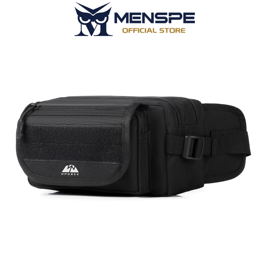 MENSPE กระเป๋าคาดเอวแฟชั่น unisex กันน้ำ สำหรับเล่นกีฬา ความจุขนาดใหญ่ ลำลอง น้ำหนักเบา สำหรับกิจกรรมกลางแจ้ง ฟิตเนส ธุรกิจ