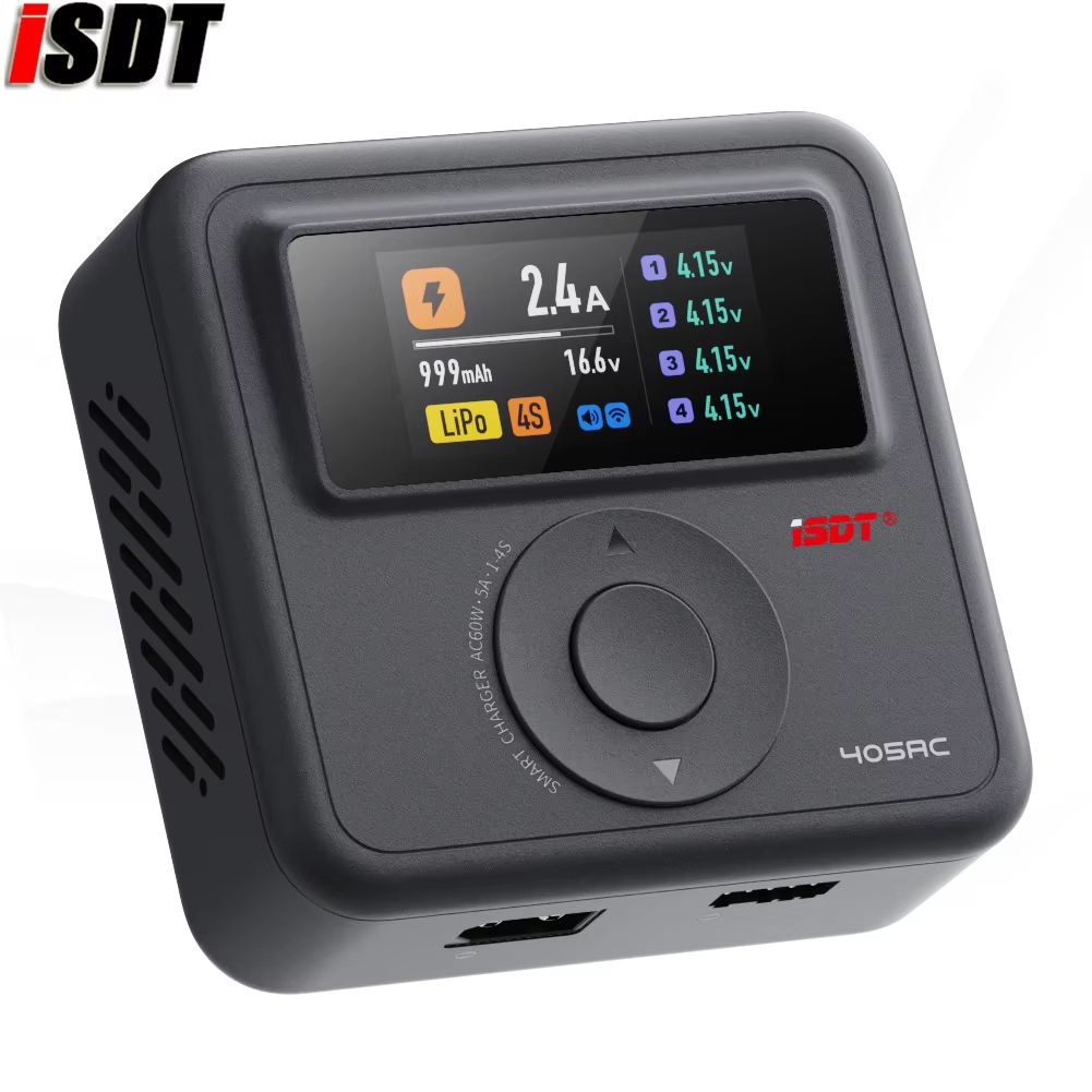 ISDT 405AC 60W AC Charger/Discharger 5W LiPo LiHV LiFe Li-ion NiMH Pb สําหรับ RC