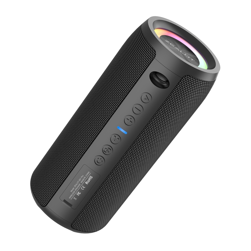 ZEALOT S51Pro ลําโพงบลูทูธ 20W เบสหนักแน่น TWS จับคู่ RGB แหวนไดรเวอร์คู่ 6000mAh แบตเตอรี่สําหรับ T