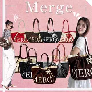 ของแท้100% Merge A Day Bag Nylon Edition In Large/Medium Short ของ ใหม่มือ กระเป๋าถือ
