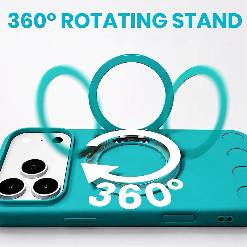 360° วงเล็บโลหะ Matte PC Hard Case/purple เคส รูปที่ 6