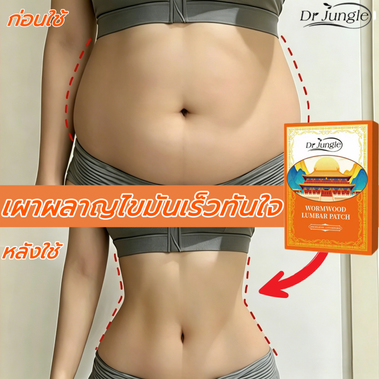【ปรับน้ำหนักง่าย 】Dr.Jungle แผ่นแปะลดพุง แผ่นลดน้ำหนัก 12 แผ่น/กล่อง ขจัดความอับชื้น สมุนไพร เป็นธรรมชาติและปลอดภัย ไม่มีผลข้างเคียง หน้าท้องต้นขาบาง เหมาะสำหรับคนขี้เกียจ แผ่นสมุนไพรไท่ห่าว แผ่นแปะลดไขมัน แผ่นแปะหน้าท้อง สติกเกอร์ลดความอ้วน
