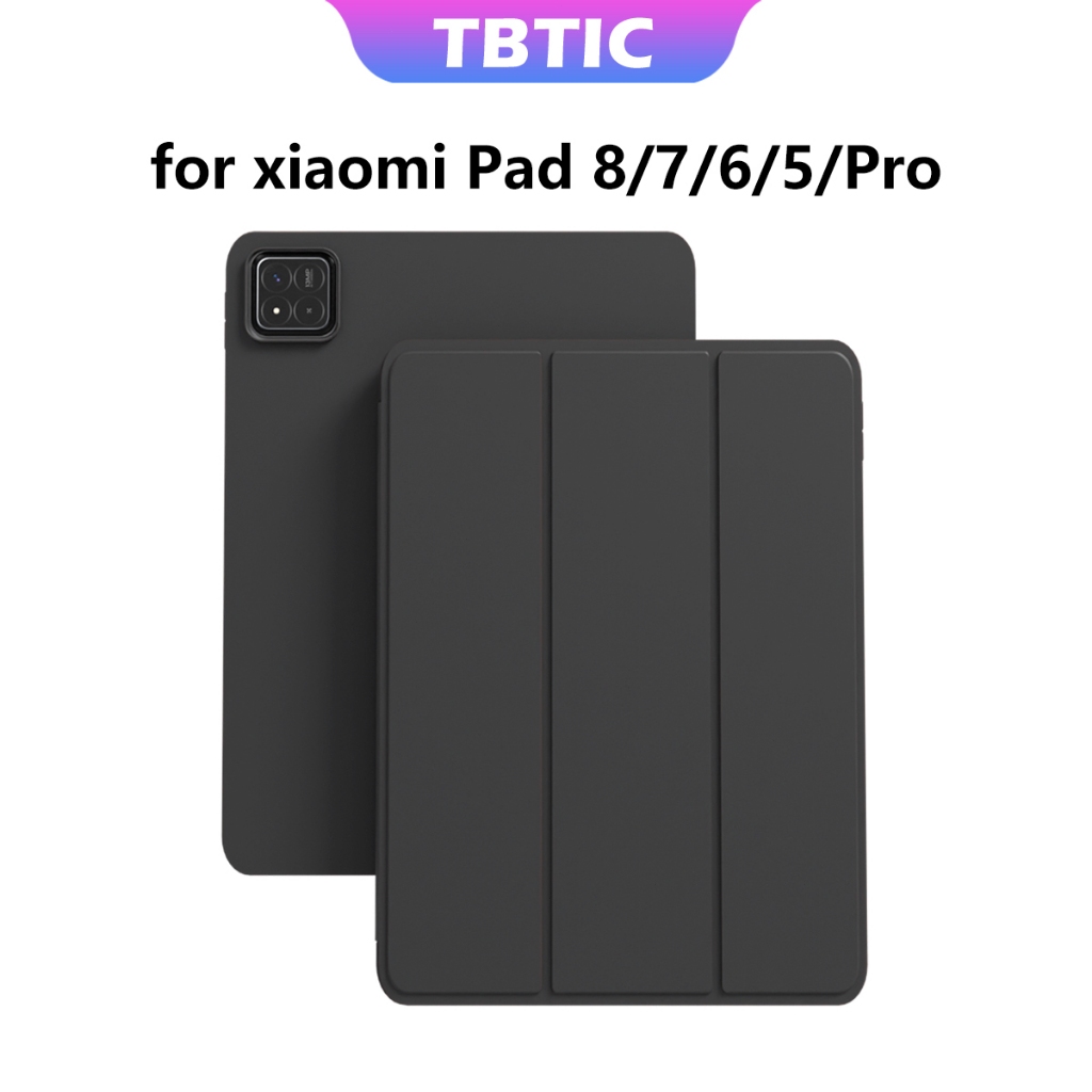 TBTIC เคส Xiaomi Pad 5 Pro 6 Pro 7 Pro 8 Pro 11/11.2 นิ้ว เคสฝาพับ Auto Wake/Sleep กันกระแทก กันลื่น รุ่นไม่มีช่องใส่ปากกา