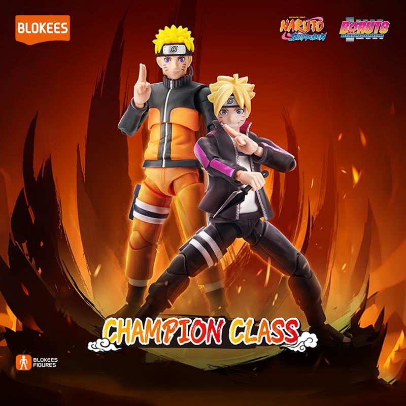 【New】BLOKEES NARUTO CC01/2/3/4/5 Figure Model Kits - Boruto Uzumaki Minato Namikaze Madara Uchiha