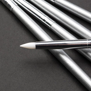 Koudan ชุดแปรงปากกาซิลิโคน ลายนูน สําหรับตกแต่งเล็บเจล 5 ชิ้น