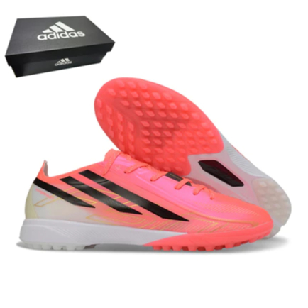 รองเท้าฟุตบอล TF Size: 39-45EUR A-69402 รองเท้า+ถุงเท้า สีชมพูแบบผูกเชือก ส่งฟรี มี COD