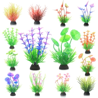Hittime 30 ซม.จําลองพืชประดิษฐ์ Aquarium Decor หญ้าน้ําวัชพืชเครื่องประดับพืชถังปลา Aquarium หญ้าอุปกรณ์ตกแต่ง G8Y9