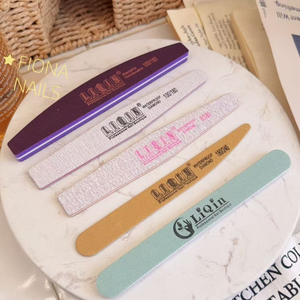 ☀️พร้อมส่ง☀️NAIL BY LIQIN ชุด 5 ชิ้น / ตัดแต่งทุกรูปทรงเล็บ special nail ตะไบเล็บ คุณภาพดีคัก ดีแหน่ พร้อมส่ง จ๊วดๆ / บัฟขัดเงา ตะไบ สีเจล อุปกรณ์ทำเล็บ