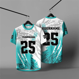 Arianna【Free Custom Name & Number】2025 NFL Edition Jersey Baju Tshirt Lelaki Lengan Pendek Retro Collar Full Sublimation Microfiber Jersi Viral Unisex Teamwear Ootd Code：138