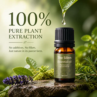 น้ํามันหอมระเหยอโรมาธรรมชาติบริสุทธิ์ Silins 10ML | น้ําหอมโรงแรมและสวน