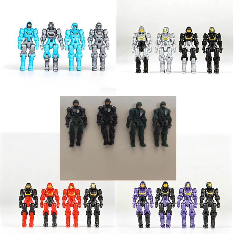 MFT Lost Planet Series Power Uniform Minifigure Bag Earth Army Diaclone Movable Driver Minifigure
