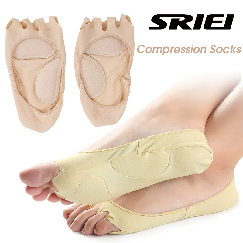 ถุงเท้าแยกนิ้ว SRIEI, 1 คู่, ตัวแยกนิ้วเท้า, ถุงนิ้วระบายอากาศระดับมืออาชีพสําหรับการดูแลเท้า, เหมาะสําหรับผู้ป่วยเบาหวานและการดูแลพุพอง