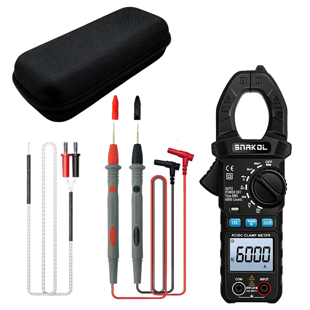 SK203 แคลมป์มิเตอร์ DCAC Voltage Digital Clamp Meter วัด 6000 COUNT
