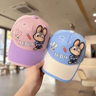 ของขวัญสําหรับเด็ก หมวก Zootopia Nick และ Judy สําหรับเด็กชายและเด็กหญิงหมวกเบสบอลเหมาะสําหรับ 2-7 ปี