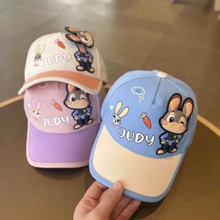 ของขวัญสําหรับเด็ก หมวก Zootopia Nick และ Judy สําหรับเด็กชายและเด็กหญิงหมวกเบสบอลเหมาะสําหรับ 2-7 ปี