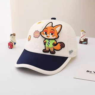 ของขวัญสําหรับเด็ก หมวก Zootopia Nick และ Judy สําหรับเด็กชายและเด็กหญิงหมวกเบสบอลเหมาะสําหรับ 2-7 ปี