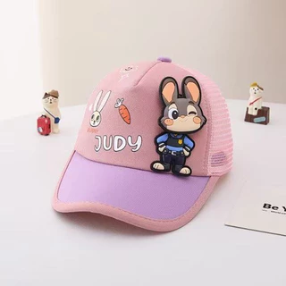 ของขวัญสําหรับเด็ก หมวก Zootopia Nick และ Judy สําหรับเด็กชายและเด็กหญิงหมวกเบสบอลเหมาะสําหรับ 2-7 ปี