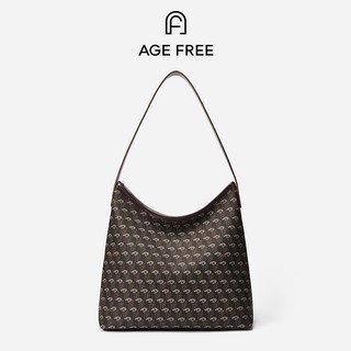 AGE FREE Hobo Bag Kelsey Bag Shoulder Bag for Woman Medium Size Zipper Quality Leather Classic Tote Bag