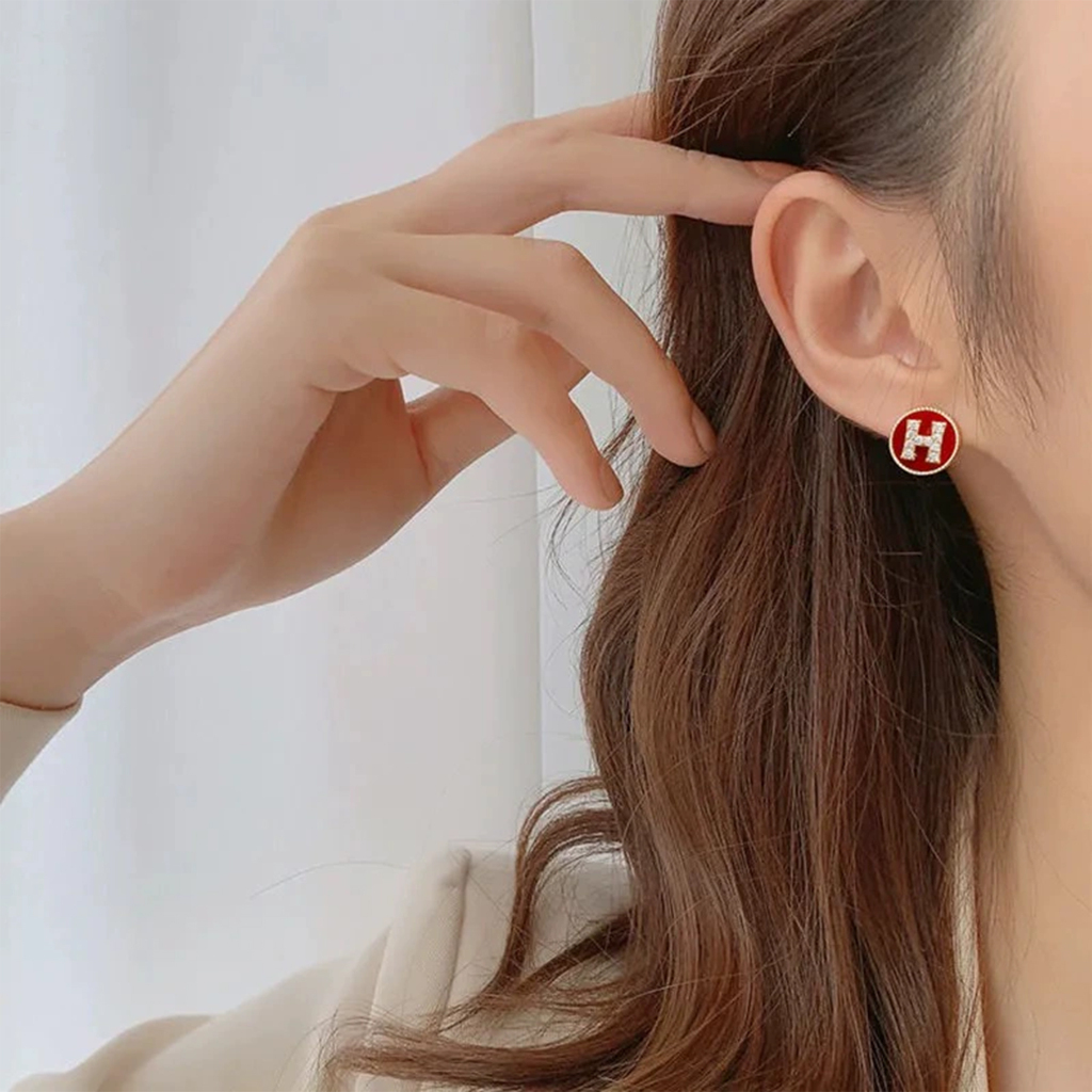 เครื่องประดับ ต่างหู แบบคลิปหนีบ รูปเกล็ดหิมะ แบบไม่ต้องเจาะรู สวยงาม CEc02