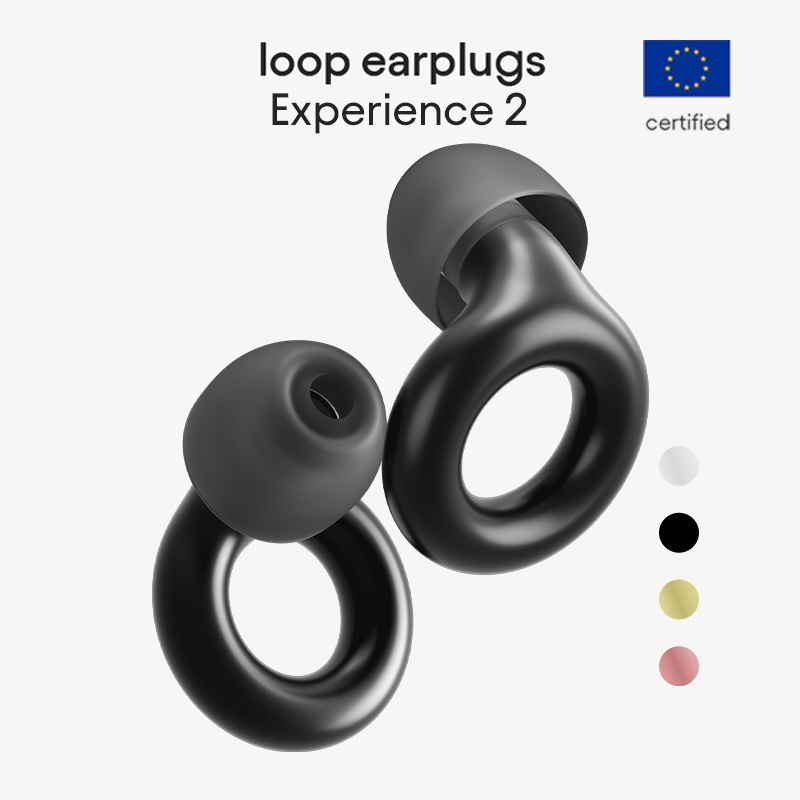 Loop Experience 2 Ear Plugs – ที่อุดหูสำหรับคอนเสิร์ต ดีไซน์ทันสมัย ​​ได้รับการรับรองเรื่องการป้องกันการได้ยิน สำหรับคอนเสิร์ตและเทศกาล งานแสดงสด นักดนตรี กีฬา ดีเจ และสถานบันเทิงยามค่ำคืน – ที่อุดหูลดเสียงรบกวน 17dB (ความเที่ยงตรงสูง)