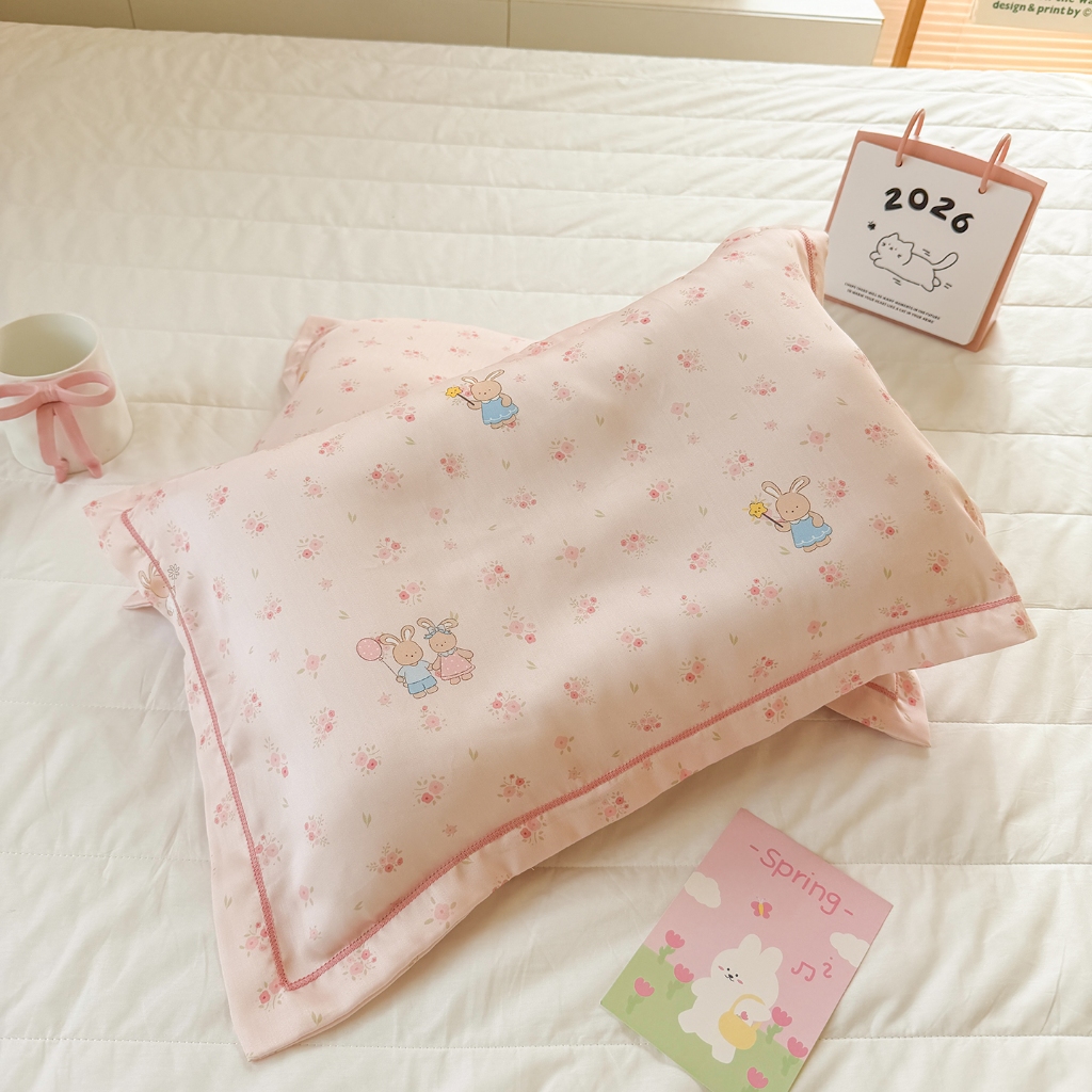 1000tc Tencel การ์ตูนเด็กปลอกหมอน Silky สัตว์พิมพ์เด็ก Pillowcover
